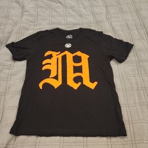 Bold Black Dyme Lyfe T-Shirt with Orange Graphic Size M, New Without Tags!